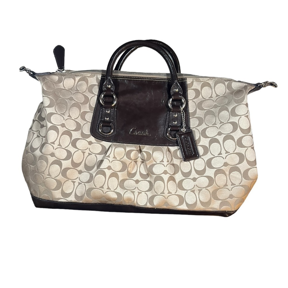 Coach Signature Ashley Large Satchel Shoulder Bag - Picture 1 of 13